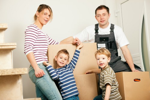 Packing and loading furniture for a removals service in Grahamepark
