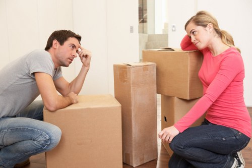 Removal team handling furniture and transport for a Grahamepark move