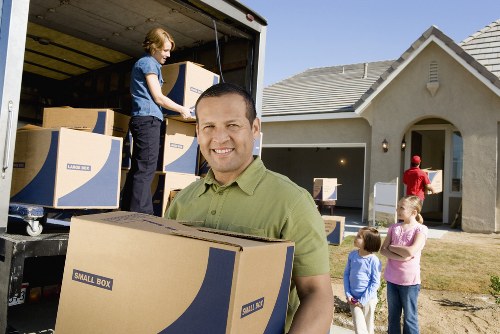 Moving van ready for local removals service in Grahamepark